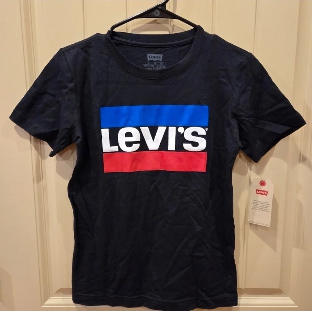 Levi's Big Boys Crew Neck Short Sleeve Graphic T-Shirt Medium 10-12